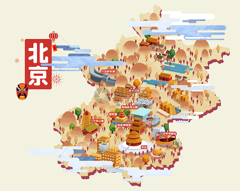 中国旅游地图高清版可放大图片(中国旅游地图册高清)