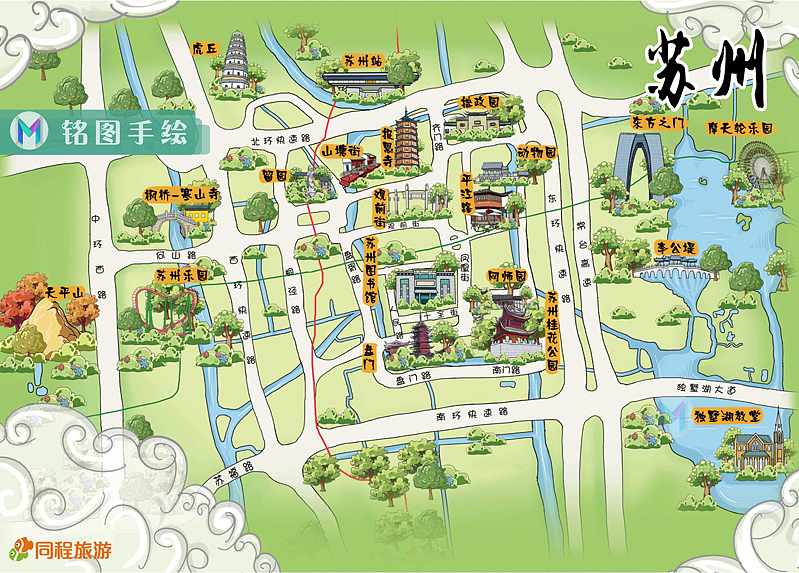 苏杭旅游地图全图(苏杭旅行地图)
