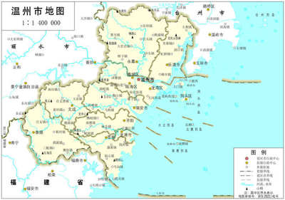 温州市地图(浙江省温州市地图)