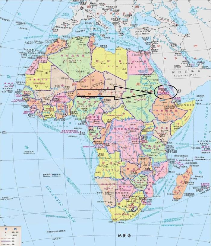 厄立特里亚地图(厄立特里亚地图位置)